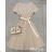 Šaty dlhé elegantný krátky rukáv dámske (S/M/L ONE SIZE) TALIANSKA MÓDA IMWMY25396