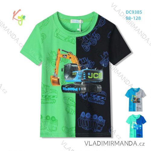 Tričko krátky rukáv detské chlapčenské (98-128) KUGO DC9385