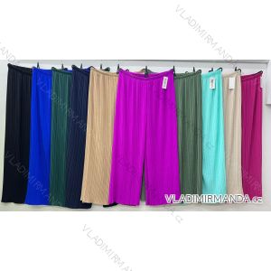 Nohavice letné dámske nadrozmer (54/56/58 ONE SIZE) TALIANSKA MÓDA IM425249