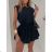 Súprava elegantné tričko bez rukávov a kraťasy dámske (S/M/L ONE SIZE) TALIANSKA MÓDA IMWGB25507