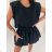 Súprava elegantné tričko bez rukávov a kraťasy dámske (S/M/L ONE SIZE) TALIANSKA MÓDA IMWGB25507