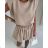 Súprava elegantné tričko bez rukávov a kraťasy dámske (S/M/L ONE SIZE) TALIANSKA MÓDA IMWGB25507
