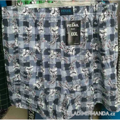 Boxerky bavlnené pánske (l-3XL) PESAIL PS17001
