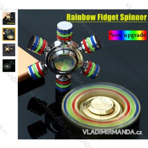 Fidget spinner hand crazy antistresový spinner dúhový SPA1016
