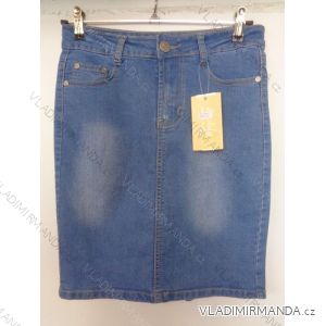 Riflová sukňa dámska (38-48) SMILING JEANS W288
