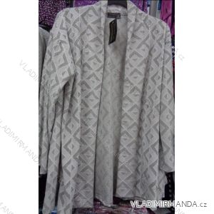 Cardigan dlhý rukáv dámsky nadrozmerné (xl-3XL) OSLIL polski moda PM117038
