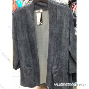 Cardigan dlhý rukáv dámsky nadrozmerné (uni l-3XL) OSLIL polski moda PM117043
