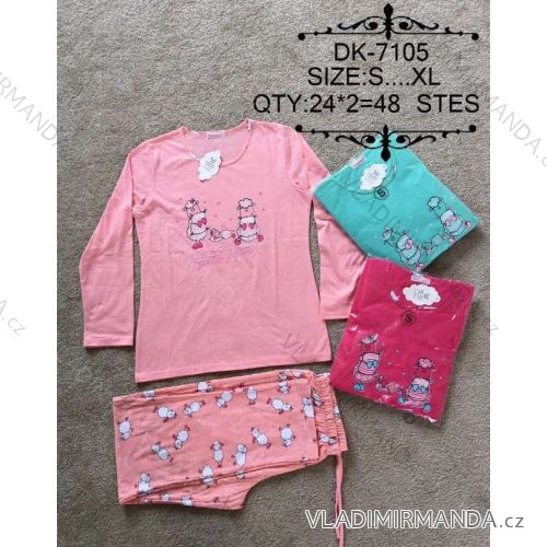 Pyžamo dlhé dámske (s-xl) VALERIE DREAM DK-7105
