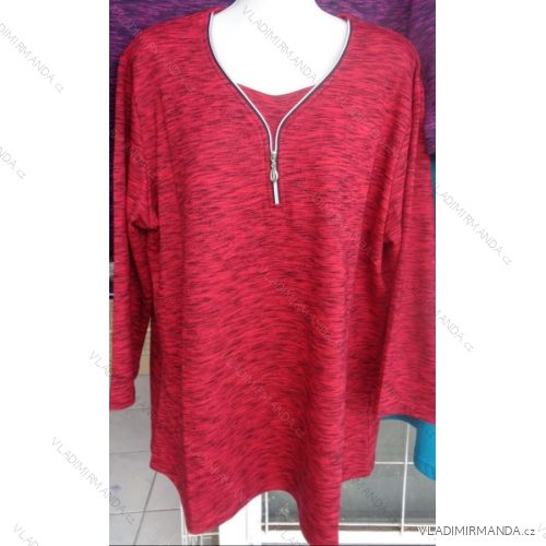 Blúzka 3/4 rukáv na zips dámska (l-3XL) Batya PNU-3/4-XUOC-Khoa

