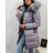 Bunda kabát zimná s kožušinkou dámsky (s-xl) Poľsko MODA PM217033

