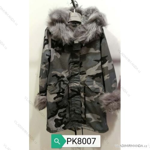 Bunda s kožušinou dámska (m-3XL) LEXXURY PK8007
