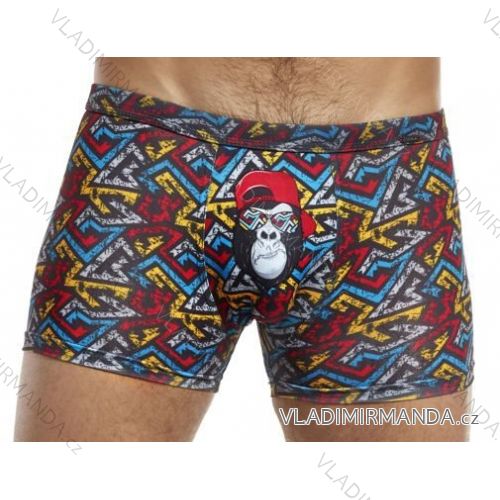 Boxerky pánske tattoo (s-2xl) Cornet s obrázkom GORILLA MULTICOLOR 280/131
