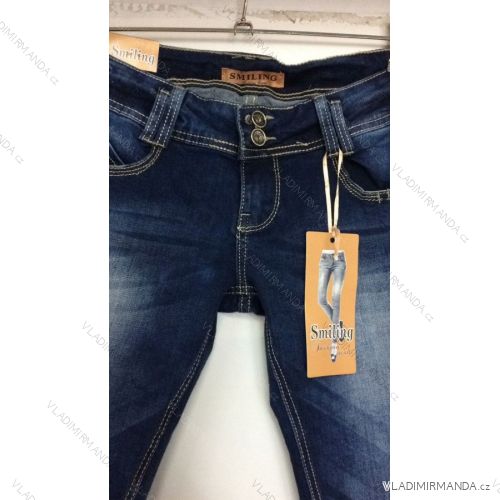 Rifle jeans dámske (36-46) SMILING JEANS S137
