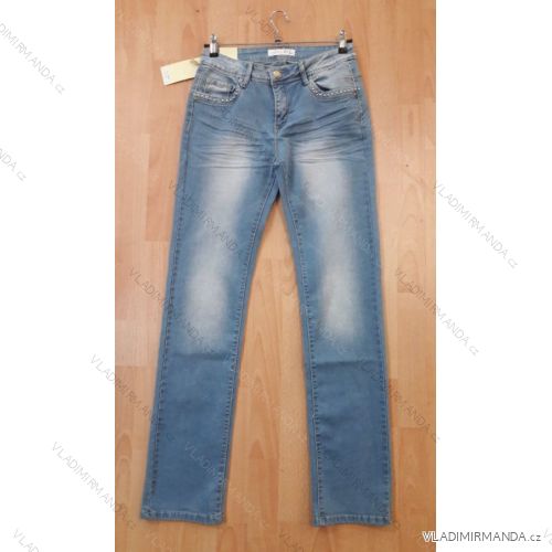 Rifle jeans dámske (34-44) SMILING JEANS S088
