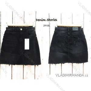 Sukňa riflová bez perličiek dámske (34-42) DENIM STORIES 29105
