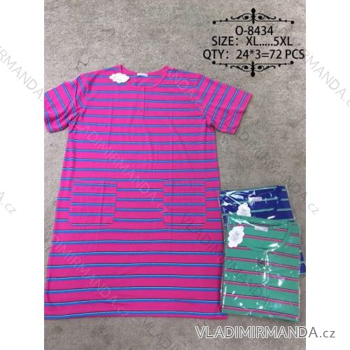 Tričko dlhé krátky rukáv dámske nadrozmerné (xl-5XL) VALERIE DREAM O-8434
