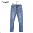 Rifle jeans s perličkami dámske (26-30 / XS-L) AFASHION AF18057
 svetlo modrá 26