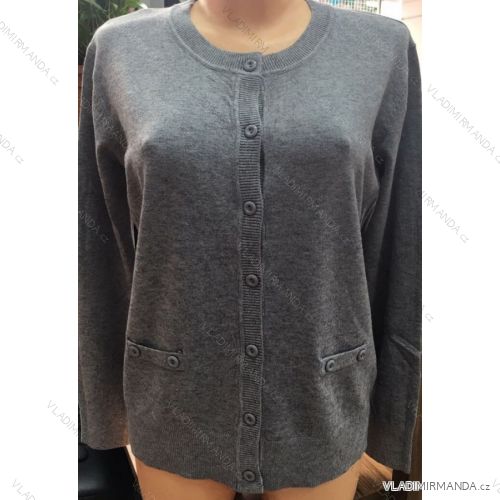 Sveter slabý dlhý rukáv dámsky (m-2xl) Poľsko moda PM118131
