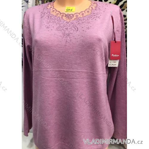 Tričko tunika dlhý rukáv dámske (m-2xl) Poľsko moda PM118121
