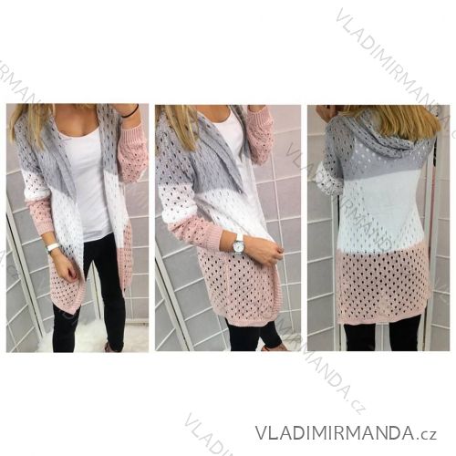 Cardigan pletený dlhý rukáv dámsky (uni sl) Talianska MODA IM718304
