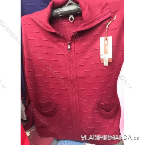 Sveter dlhý rukáv dámske (m-2xl) Poľsko moda PM118157
