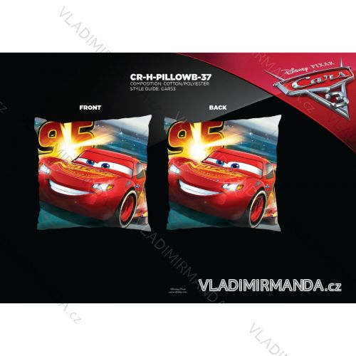 Vankúš CARS detský chlapčenský SETINO CR-H-PILLOW-37
