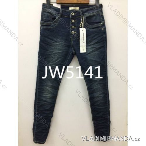 Rifle jeans úzke dlhé dámske (xs-xl) Jewell LEXXURY JW5141