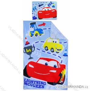 Obliečky cars mc queen detské chlapčenské (90 * 140cm; 40 * 55 cm) SETINO CR-H-BEDLINEN-03