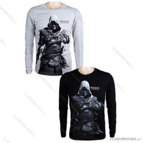 Tričko dlouhý rukáv assassin dlouhý rukáv dorost až pánské (XS-XL) SETINO 962-331