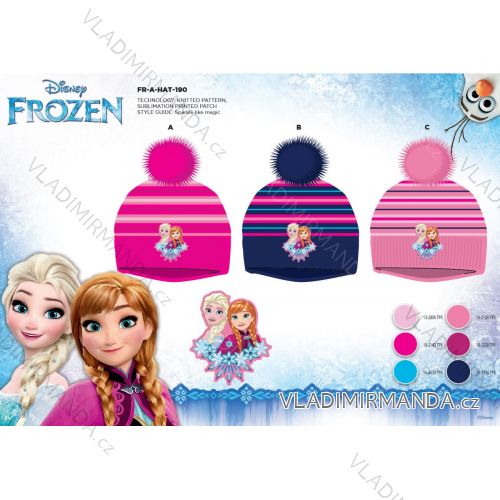 Čiapka detská dievčenská frozen (52-54cm) SETINO FR-A-HAT-190