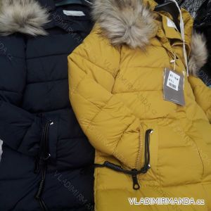 Kabát dlhý zimná dámska (m-2xl) Poľsko MODA PM218018