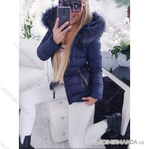 Bunda krátka zimná dámska (s-4XL) Poľsko MODA PM218019