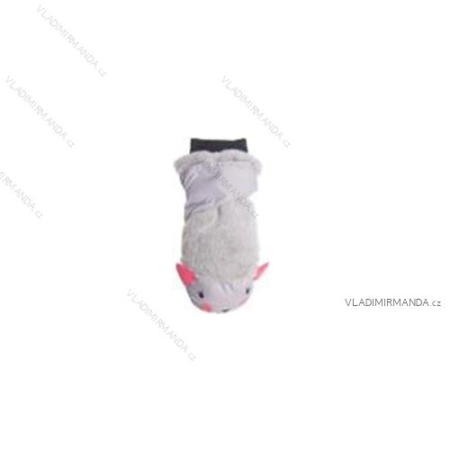 Rukavice palčiaky detské Dievčenské (14-16cm) YOCLUB poľsko RN-010