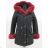 Bunda / parka dámska teplá s kožušinkou (s-xl) Poľsko LEU18-10H5513A