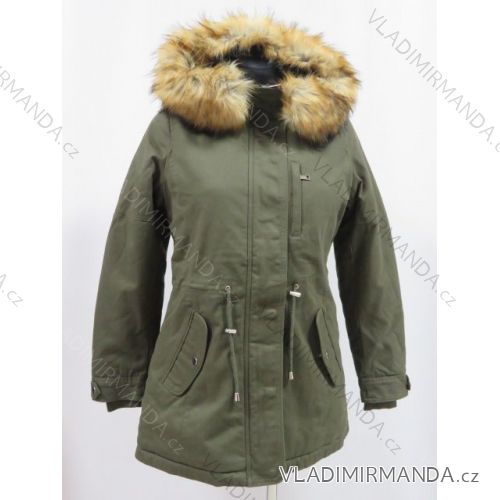 Bunda / parka dámska teplá s kožušinkou (s-2xl) LIEBLAND LEU18-1210H5502