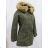 Bunda / parka dámska teplá s kožušinkou (s-2xl) LIEBLAND LEU18-1210H5502