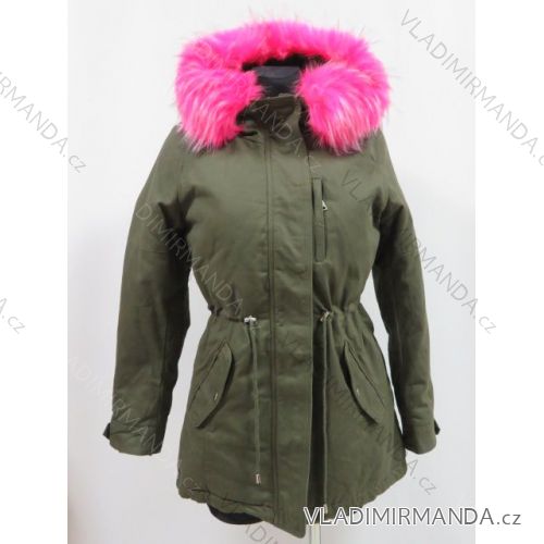 Bunda / parka dámska teplá s kožušinkou (s-2xl) LIEBLANT LEU18-1210H5501