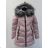 Bunda zimná prešívaná s kožušinkou dámska (m-2xl) Poľsko moda LEU1810H9515
