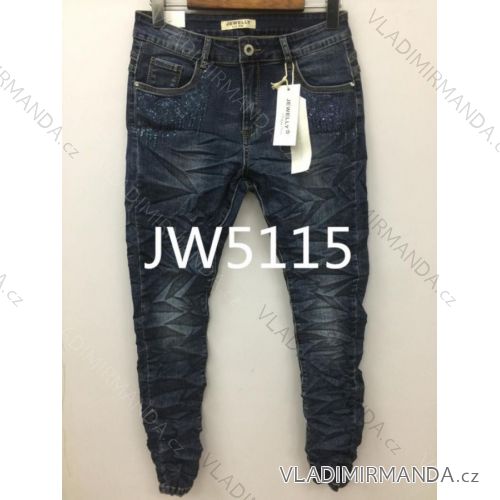 Rifle jeans úzke dlhé dámske (xs-xl) Jewell LEXXURY MA118JW5115