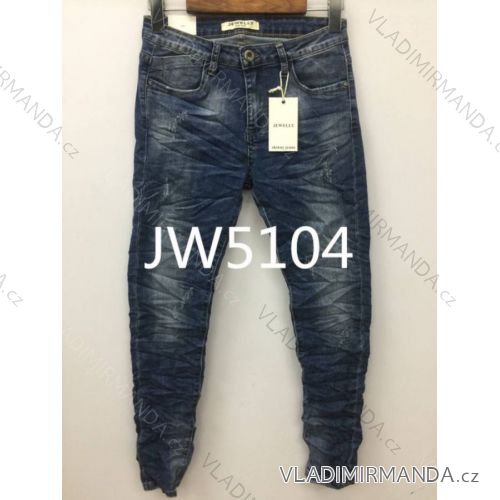 Rifle jeans úzke dlhé dámske (xs-xl) Jewell LEXXURY MA118JW5104