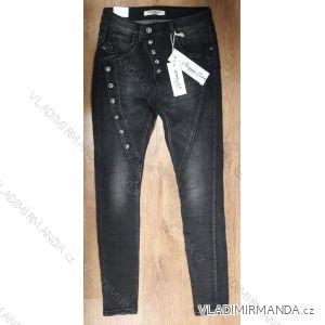 Rifle jeans úzke dlhé dámske baggy jeans (xs-xl) LEXXURY MA118JW5081