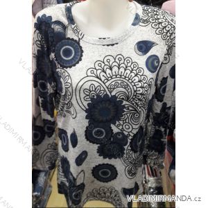 Tričko tunika 3/4 dlhý rukáv dámske (l-3XL) DUNAUONE polski moda PM118231