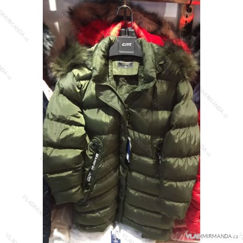 Bunda zimná prešívania s kožušiny dámska (s-2xl) EMT-ALNWICK EMT18008