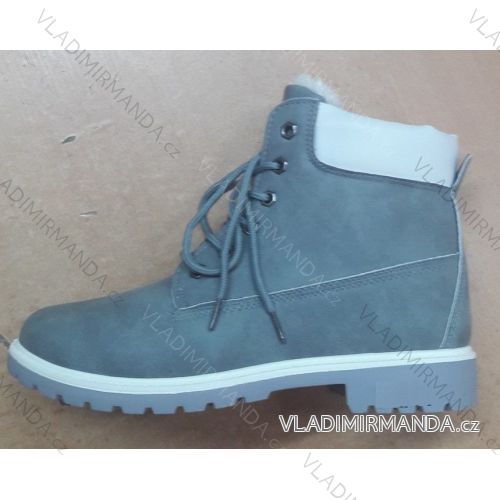 Topánky členkové WORKERY s kožušinkou (36-41) OBUV OB318018