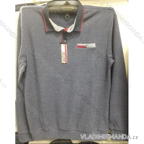 Mikina s golierom dlhý rukáv pánske (m-2xl) DYNAMIC OBS18021