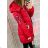 Kabát dlhý zimný dámsky prešívania s kožušinkou (s-2xl) Poľsko MODA PM218021