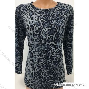 Tričko leopardí vzor dámske (L-3XL) Erbossi K9529