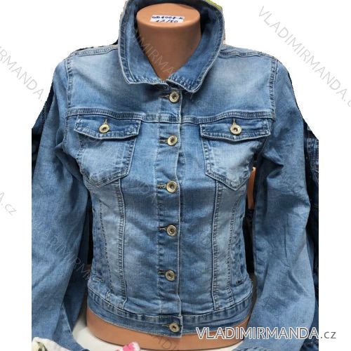 Bunda riflová jeans dámska (xs-xl) Gourde MA119GD1007-K