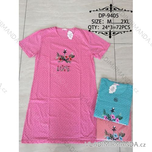 Košeľa nočná krátky rukáv dámska (m-2xl) VALERIE DREAM DP-9405