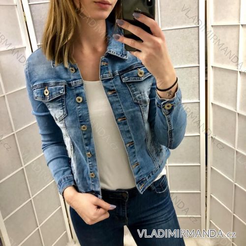 Bunda riflová jeans dámska (s-2xl) Gourde MA119GD1008-K